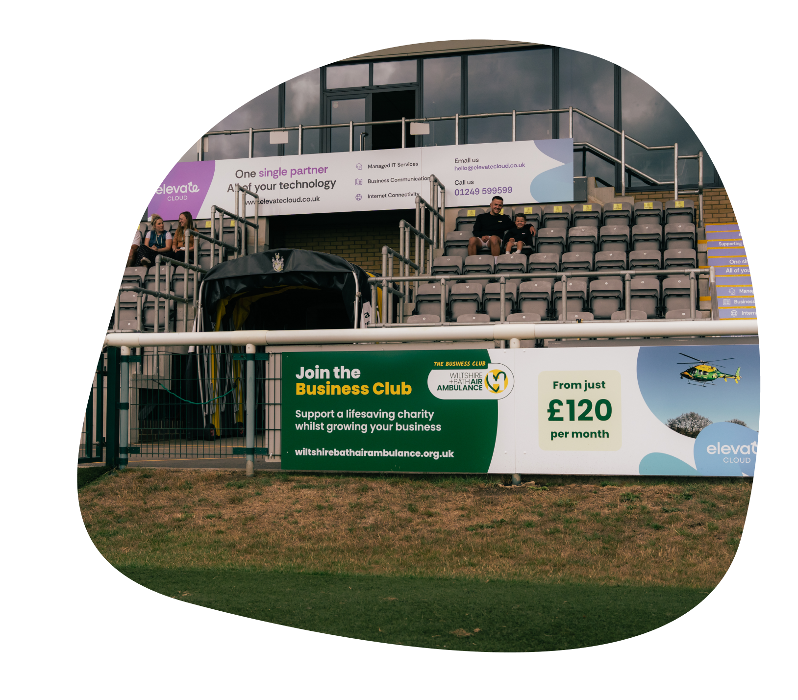 Elevate Cloud supporting Melksham Town Football Club